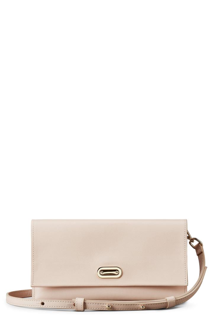 Shinola Birdy Leather Crossbody Bag - Pink
