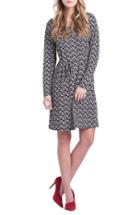 Women's Lilac Clothing Print Maternity Shift Dress - Ivory