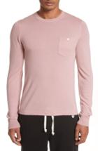 Men's Todd Snyder Cashmere Long Sleeve T-shirt - Red