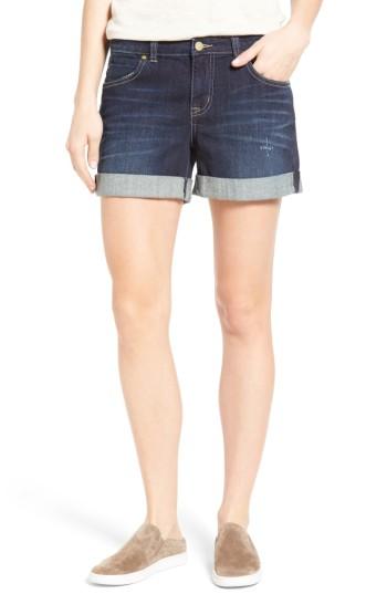 Women's Caslon Denim Boyfriend Shorts - Blue