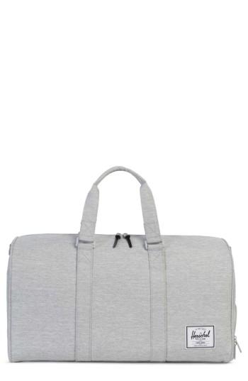 Men's Herschel Supply Co. Novel Crosshatch Duffel Bag - Grey