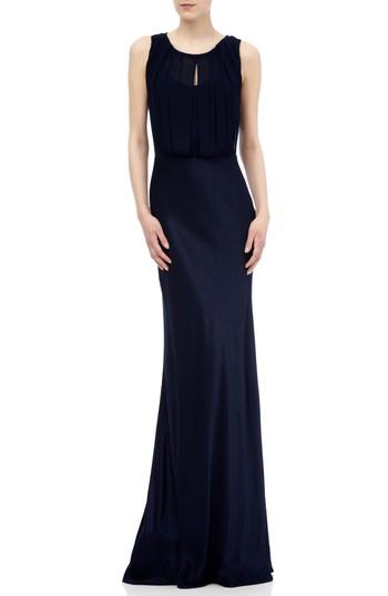 Women's Ghost London Claudia Cowl Back Gown - Blue