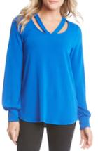 Women's Karen Kane Cutout Sweater - Blue