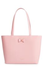 Ted Baker London Bow Detail Leather Shopper - Pink