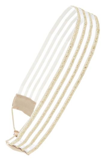 L. Erickson Mod Mesh Head Wrap, Size - Metallic