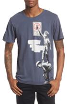 Men's Elevenparis Graffiti Graphic T-shirt - Grey