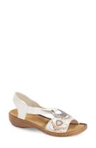 Women's Rieker Antistress 'regina' Sandal Eu - White