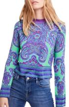 Women's Free People New Age Crewneck Sweater - Burgundy