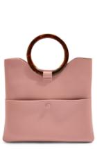 Topshop Cookie Faux Leather Clutch -