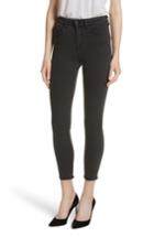 Women's L'agence Margot High Waist Crop Skinny Jeans - Grey