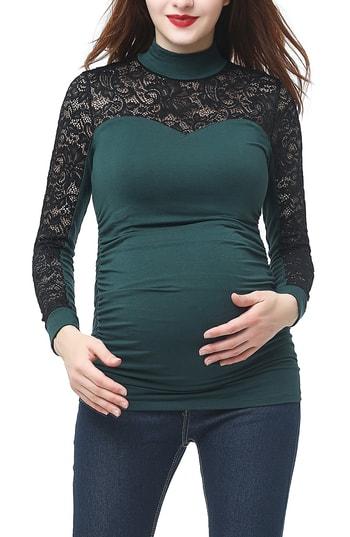Women's Kimi And Kai Faye Maternity Top - Green