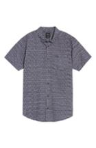 Men's Rvca Fontana Print Woven Shirt, Size - Grey