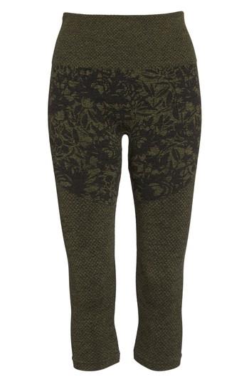 Women's Climawear Pathway Capri Leggings - Green