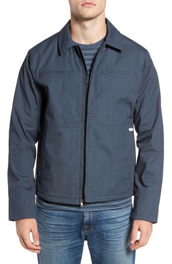 Men's Rvca Spanky Trucker Jacket, Size - Blue