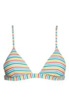 Women's Onia Stripe Bikini Top - Yellow