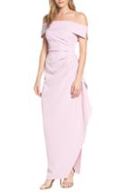 Women's Vince Camuto Ruffle Off The Shoulder Column Dress - Purple