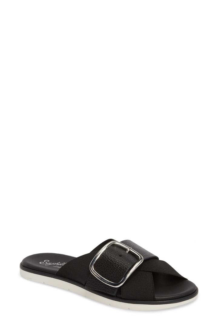 Women's Seychelles Reservation Slide Sandal .5 M - Black