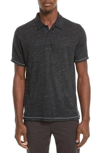 Men's Rag & Bone Owen Polo, Size - Black