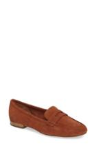Women's Linea Paolo Abby Penny Loafer Flat .5 M - Brown