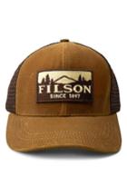 Men's Filson Logger Trucker Hat - Brown