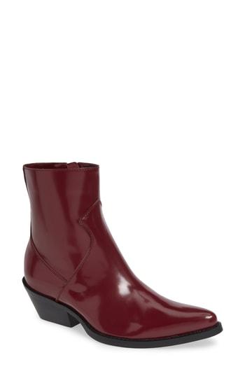 Women's Calvin Klein Adrianna Bootie M - Red