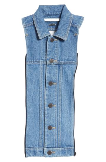 Women's Veronica Beard Slate Denim Dickey