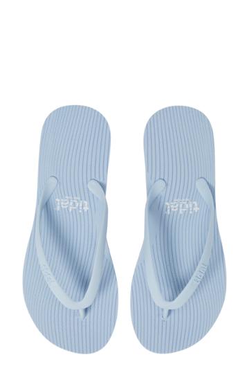 Women's Tidal New York Stripes Flip Flop M - Blue