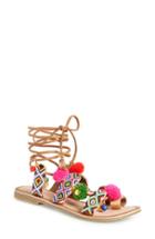 Women's Chinese Laundry 'posh' Embellished Lace-up Sandal