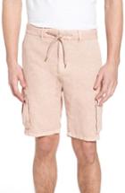 Men's Scotch & Soda Garment Dyed Cargo Shorts - Coral