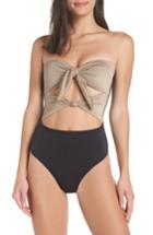 Women's Leith Glam Nights One-piece Swimsuit - Brown