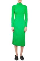 Women's Topshop Boutique Directional Ribbed Midi Dress - Green