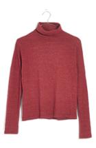 Women's Madewell Boxy Turtleneck Top, Size - Brown