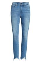 Women's Paige Transcend Vintage - Hoxton High Waist Ripped Ankle Skinny Jeans