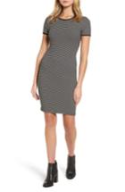 Women's Project Social T Cutout Stripe T-shirt Dress - White