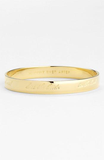Women's Kate Spade New York 'idiom - Happily Ever After' Bangle