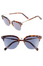 Women's Elizabeth And James Burke 52mm Horn Rimmed Sunglasses - Tortoise