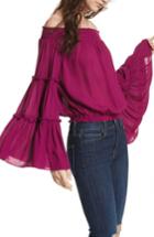 Women's Free People Free Spirit Off The Shoulder Top - Pink