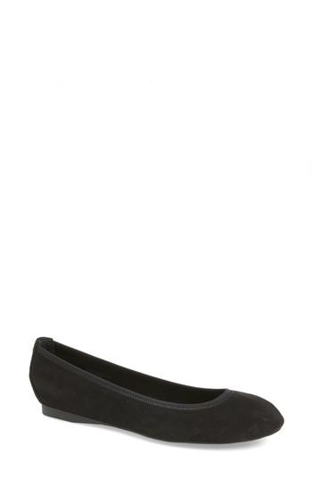 Women's Steve Madden Bamba Ballet Flat .5 M - Black