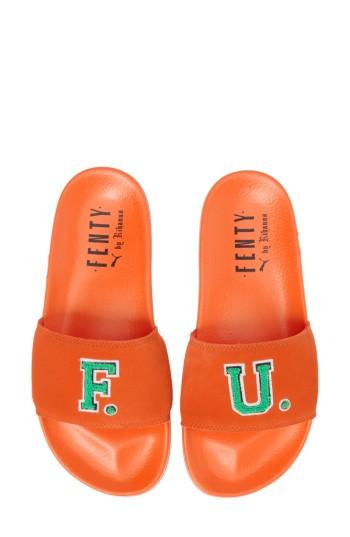 Women's Fenty Puma By Rihanna Lead Cat Slide Sandals M - Red