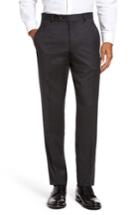 Men's Ted Baker London Jeremy Flat Front Solid Wool Trousers