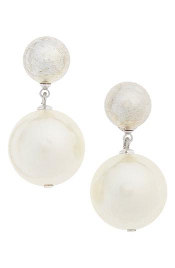 Women's J.crew Pearly Bead Drop Earrings