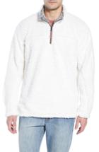 Men's True Grit Frosty Tipped Quarter Zip Pullover - White