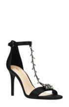 Women's Nine West Mimosana T-strap Sandal .5 M - Black