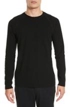 Men's Wings + Horns Long Sleeve T-shirt - Black