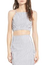 Women's Obey Chambers Stripe Crop Top