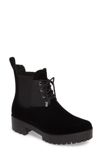 Women's Dav Leeds Lace-up Waterproof Boot M - Black