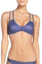 Women's Pilyq Utopia Reversible Bikini Top - Blue
