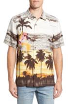 Men's Tommy Bahama Sunset Serenade Silk Sport Shirt