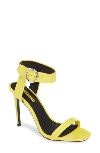 Women's Topshop Ria Hi Skinny Sandal .5us / 36eu M - Yellow