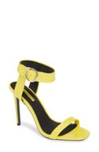 Women's Topshop Ria Hi Skinny Sandal .5us / 36eu M - Yellow
